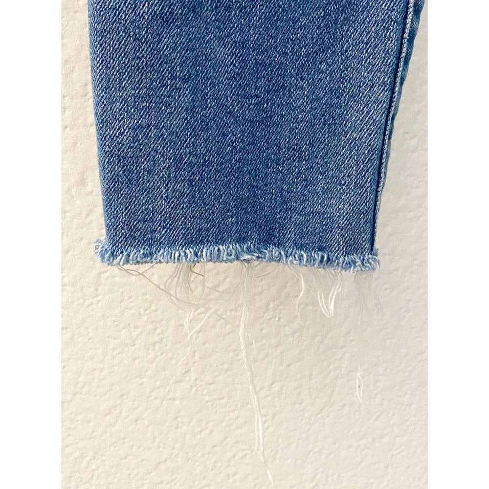 Levi's 721 ๐High Rise Skinny Women's Jeans Size 25 Medium Wash Knee Holes - Picture 11 of 11